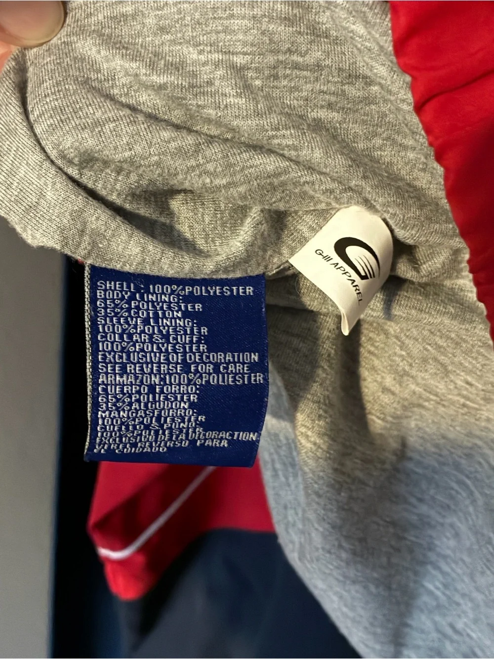 St Louis Cardinals Pull Over Jacket - Size L